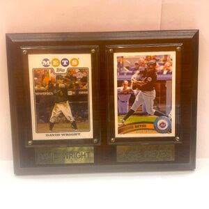 David Wright and Jose Reyes Plaque (BIN4)